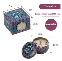 Image of Dried Flower Fragrance Candle Flower Fragrance Incense Candle