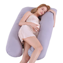 Image of Summer Sleeping Support Pillow For Pregnant Women U Shape Maternity