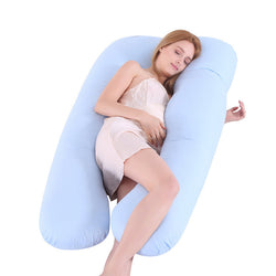 Image of Summer Sleeping Support Pillow For Pregnant Women U Shape Maternity