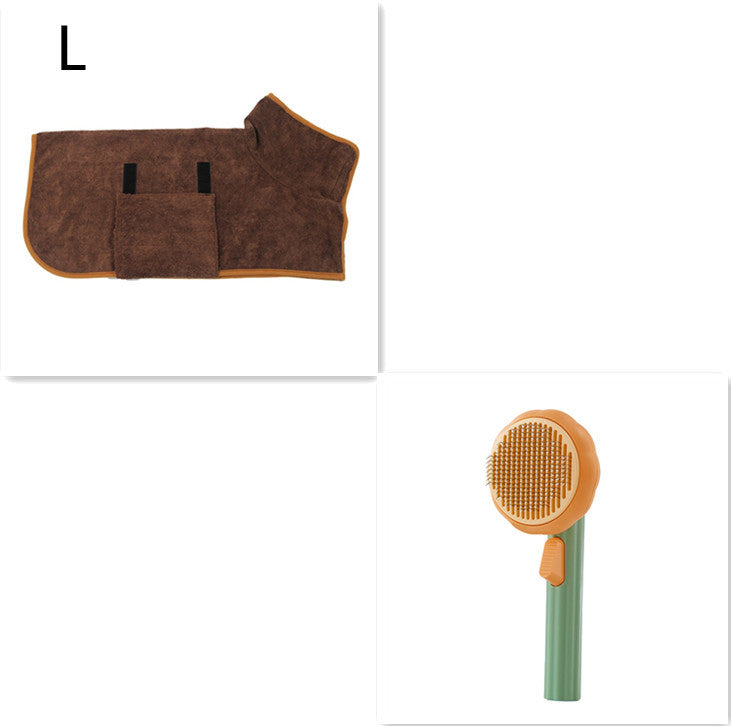 New Pet Cat Brush Hot Sellin Hand-held Steel Wire Self