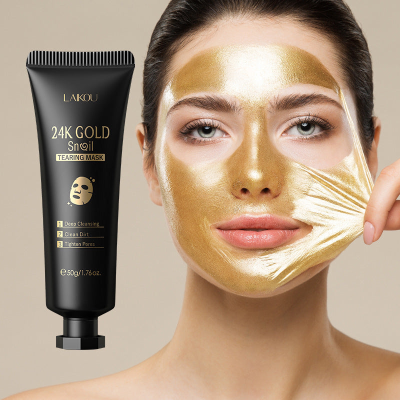 Gold Foil Snail Tear-Off Mask Hydrating cream
