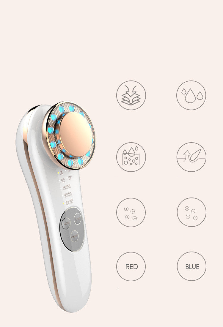 Image of Facial Massager Skin Care Tools 7 In 1 Face Lifting Machine Galvanic Facial Machine Face Tightening Machine For Skin High Frequency Facial Machine
