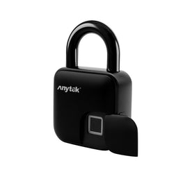 Image of Smart Lock Waterproof L3 Fingerprint Padlock with a hidden fingerprint area and IP65 waterproof design.