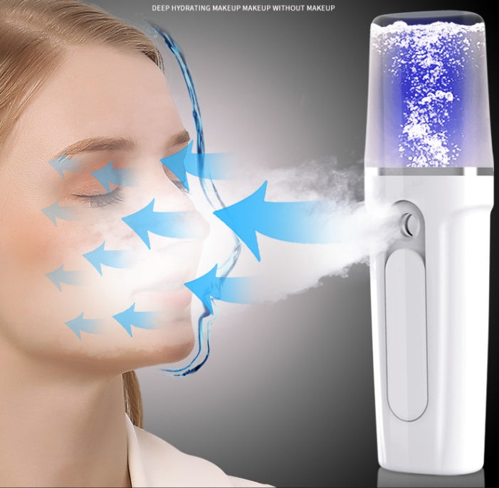 Image of Facial Moisturizing Facial Beauty Apparatus With USB Charging Battery Bank