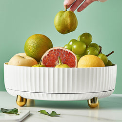 Image of Plastic Cosmetics Rotating Storage Box