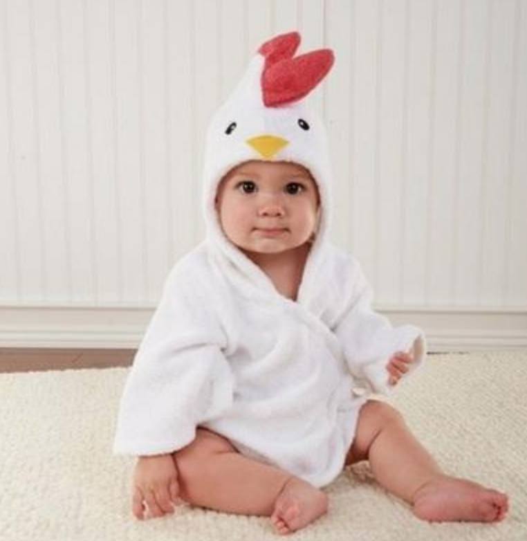 Cartoon Cute Animal Modeling Baby Bath Towels Baby Bathrobes 