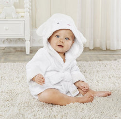 Image of Cartoon Cute Animal Modeling Baby Bath Towels Baby Bathrobes 