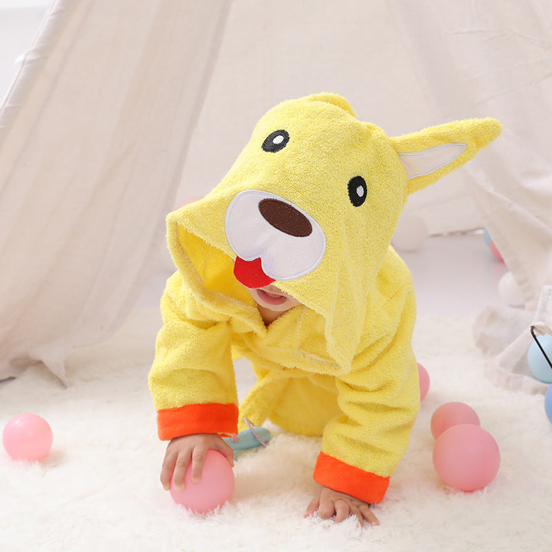 Cartoon Cute Animal Modeling Baby Bath Towels Baby Bathrobes 