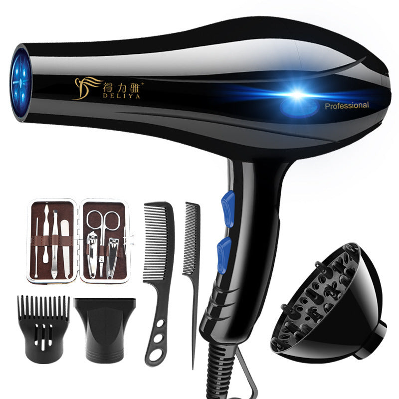 Image of Home Hairdressing High-Power Blue Light Negative Ion Hair Dryer
