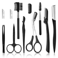 Image of Beauty Tools Black Eyebrow Trimming Set