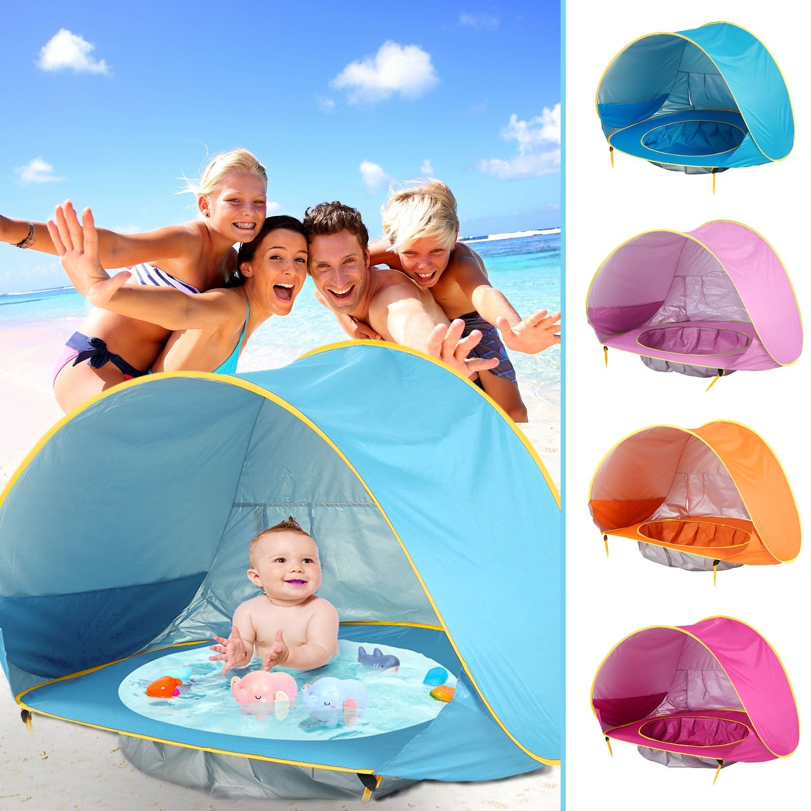 Baby Beach Tent Kids Outdoor Camping Easy Fold Up Water