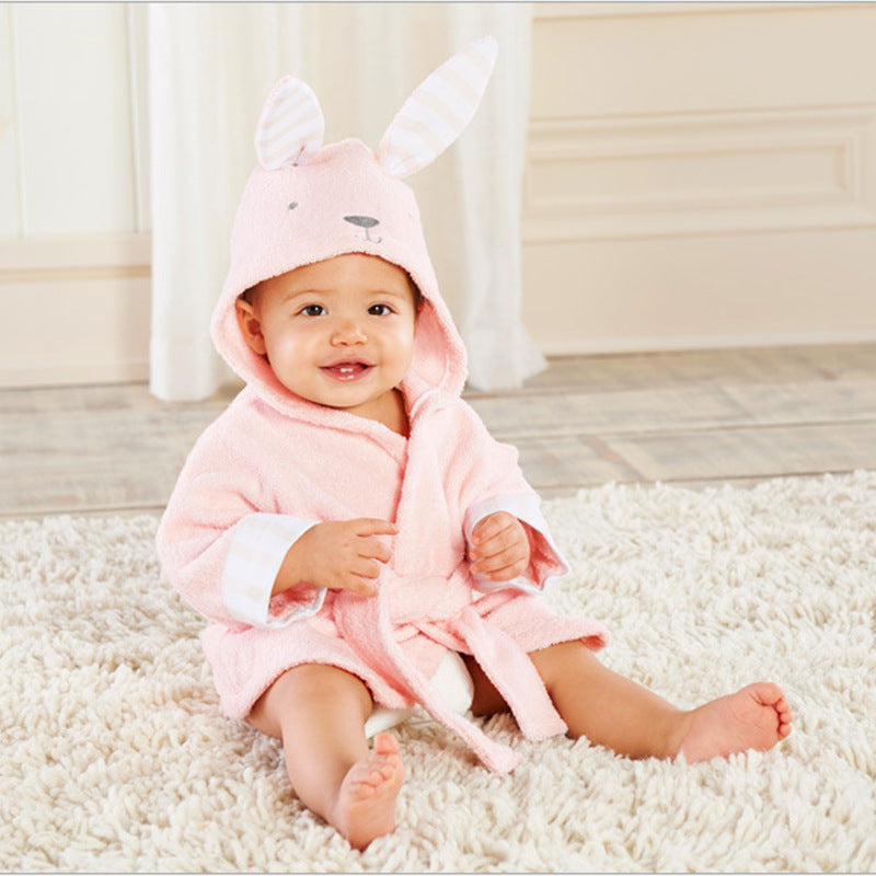 Cartoon Cute Animal Modeling Baby Bath Towels Baby Bathrobes 