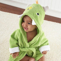 Image of Cartoon Cute Animal Modeling Baby Bath Towels Baby Bathrobes 