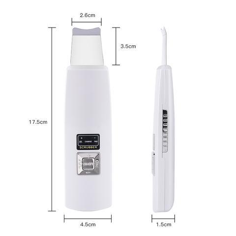 Image of Ultrasonic Skin Scrubber Face Cleanser Blackhead Acne Removal Facial Spa Vibration Massager Ultrasound Peeling Clean Machine 394