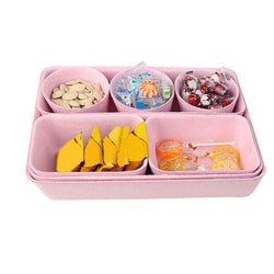 Image of Sundries Storage Basket Desktop Snack  Cosmetic