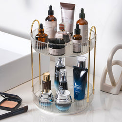 Image of Bathroom Cosmetics Rotating Storage Rack Desktop