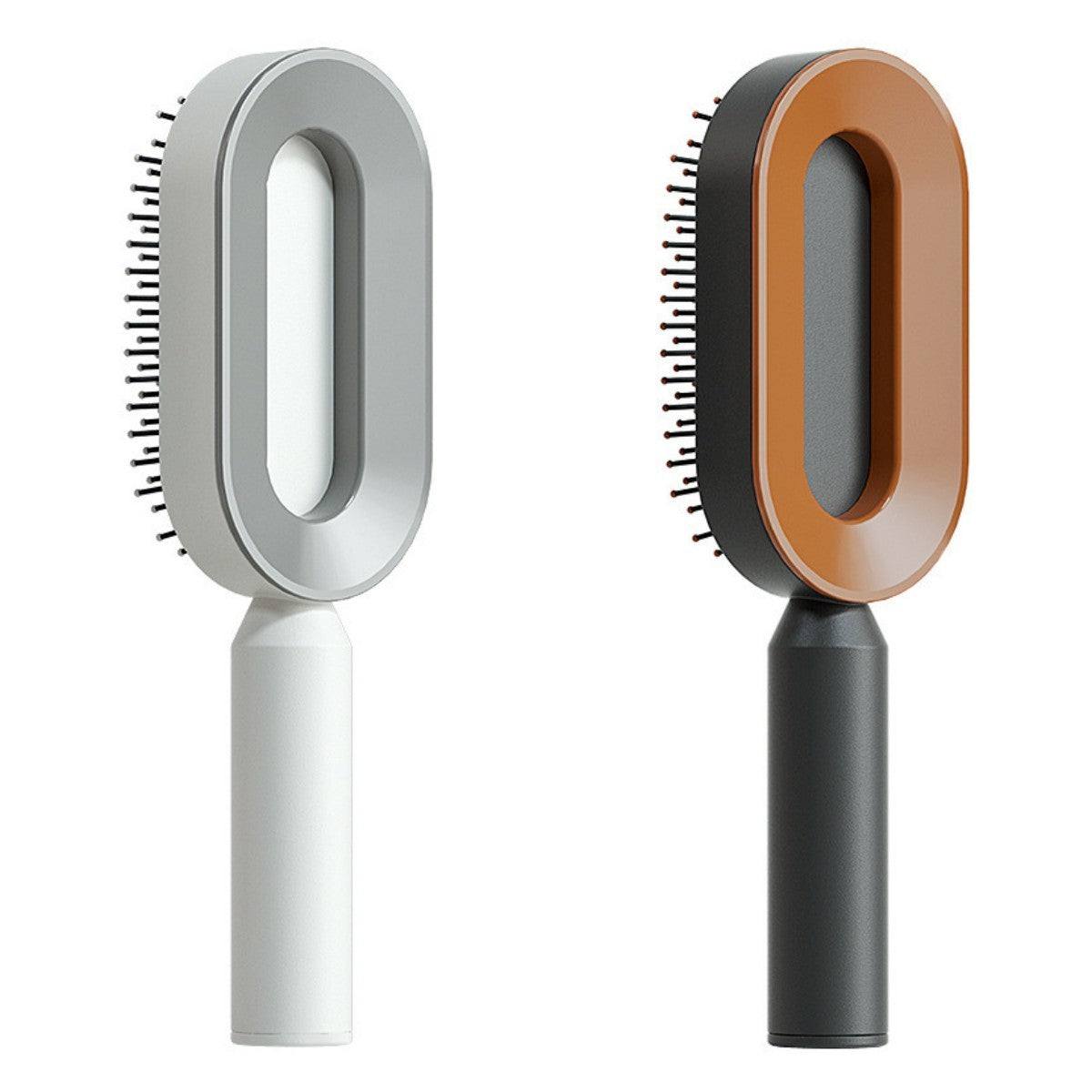 Image of Self Cleaning Hair Brush For Women Onekey Cleaning Hair Loss