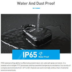 Image of Smart Lock Waterproof L3 Fingerprint Padlock shown with water to highlight its IP65 waterproof feature.