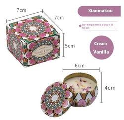 Image of Dried Flower Fragrance Candle Flower Fragrance Incense Candle
