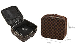 Image of New Cosmetic Case Portable Travel Cosmetics Storage Box Mani