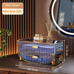 Image of Cosmetics Dustproof Skin Care Products Desktop Storage Rack