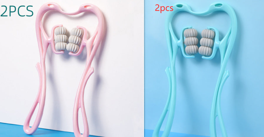 Multifunctional Manual Six-wheel Neck Massager Massage Relie
