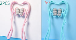 Image of Multifunctional Manual Six-wheel Neck Massager Massage Relie