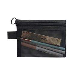 Image of Transparent Mesh Cosmetics Storage Bag