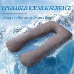 Image of Summer Sleeping Support Pillow For Pregnant Women U Shape Maternity