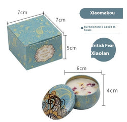 Image of Dried Flower Fragrance Candle Flower Fragrance Incense Candle
