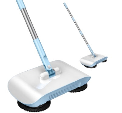 Hand Push Sweeper Household Broom Dustpan Mop Floor All-in-on