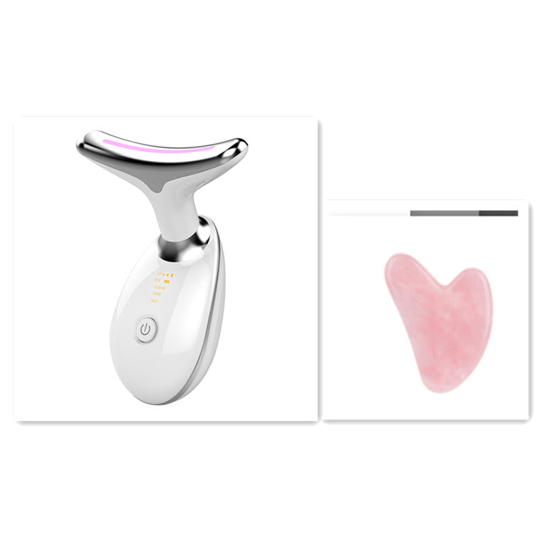 EMS Thermal Neck Lifting And Tighten Massager Electric Micro