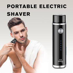 Image of Mini Electric Shaver Portable Car Rechargeable Shaver carten
