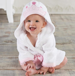 Image of Cartoon Cute Animal Modeling Baby Bath Towels Baby Bathrobes 