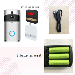 Image of Video Doorbell Smart Wireless WiFi Security Door Bell