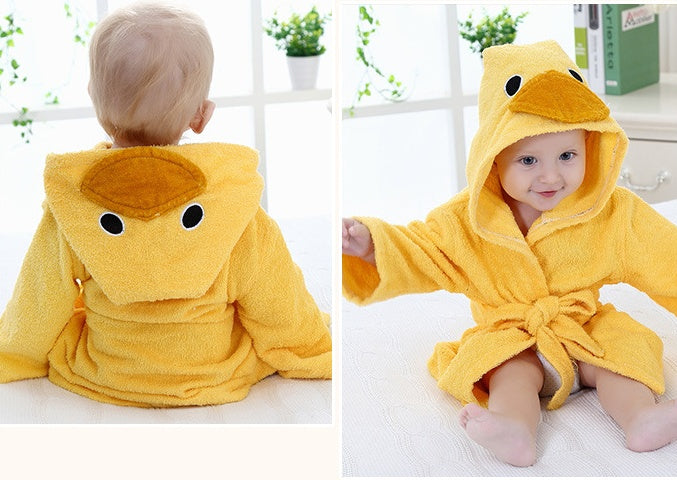 Cartoon Cute Animal Modeling Baby Bath Towels Baby Bathrobes 