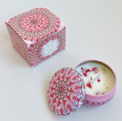 Image of Dried Flower Fragrance Candle Flower Fragrance Incense Candle
