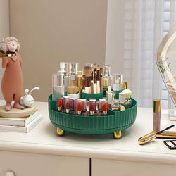 Image of Plastic Cosmetics Rotating Storage Box