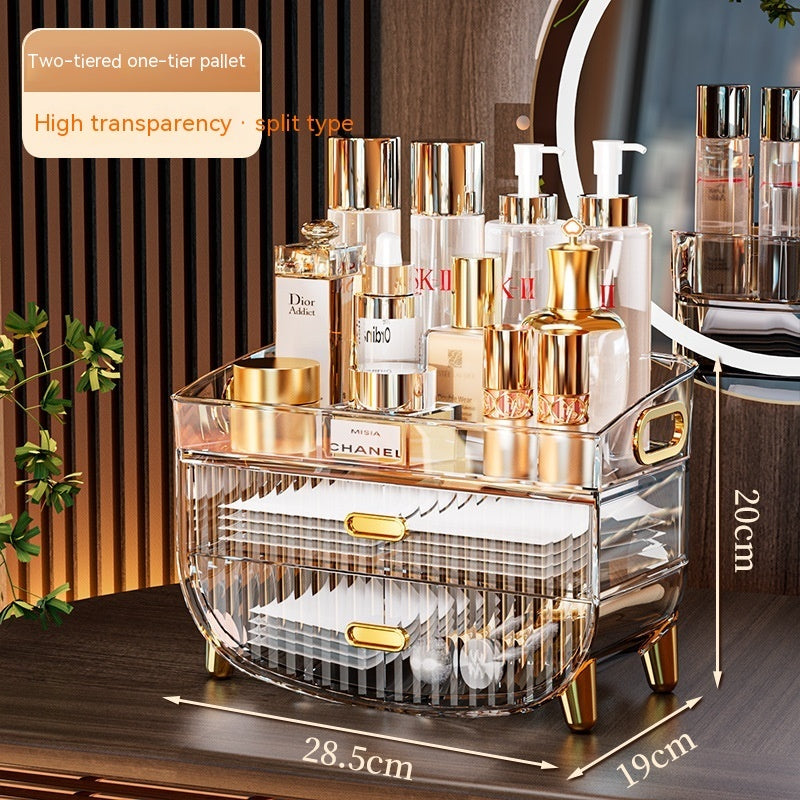 Cosmetics Dustproof Skin Care Products Desktop Storage Rack