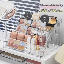 Image of Plastic Transparent Cosmetics Storage Box
