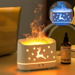 Image of Elk Flame Humidifier Diffuser Mute Household Atmosphere Lamp