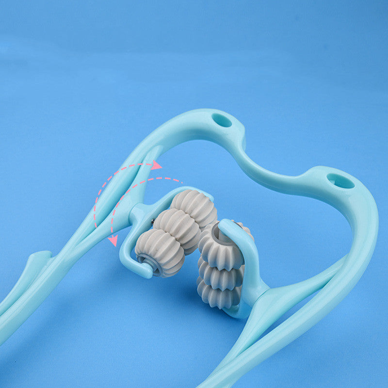 Multifunctional Manual Six-wheel Neck Massager Massage Relie