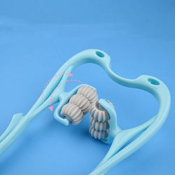 Image of Multifunctional Manual Six-wheel Neck Massager Massage Relie