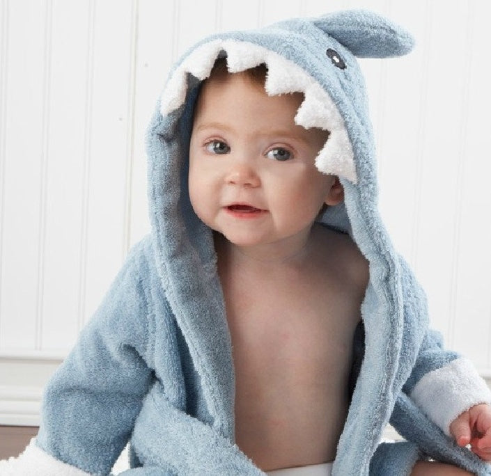 Cartoon Cute Animal Modeling Baby Bath Towels Baby Bathrobes 
