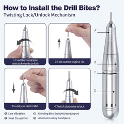 Image of Professional Nail Beauty Polish Removing Grinding Machine