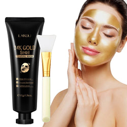 Image of Gold Foil Snail Tear-Off Mask Hydrating cream