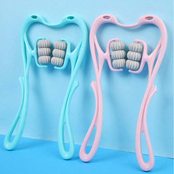 Image of Multifunctional Manual Six-wheel Neck Massager Massage Relie