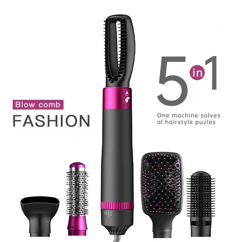 Professional 5 In 1 Hair Dryer Brush Dryer And Straightening