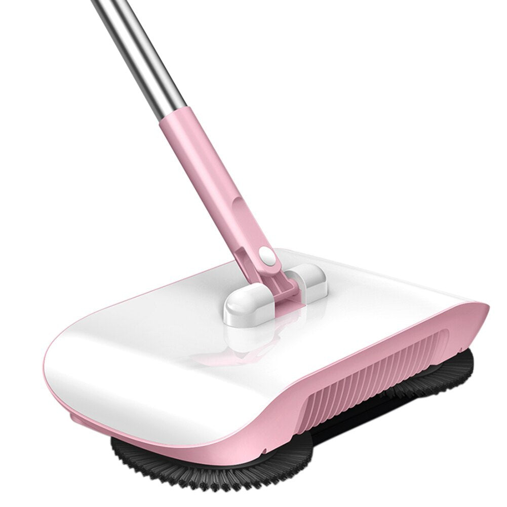 Hand Push Sweeper Household Broom Dustpan Mop Floor All-in-on