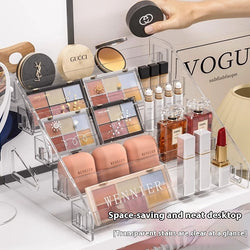 Image of Plastic Transparent Cosmetics Storage Box